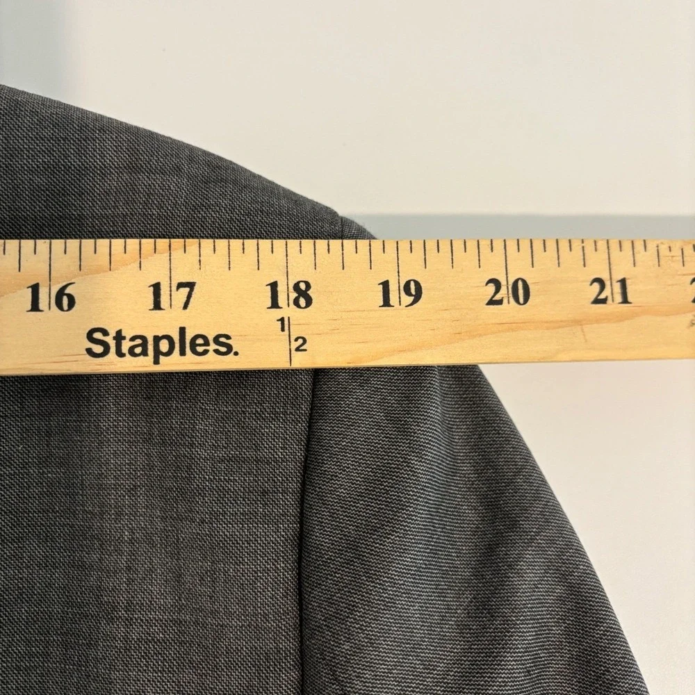 New J.Crew Thompson Suit Jacket Blazer Men 42L Gray Premium Wool Two Button NWT